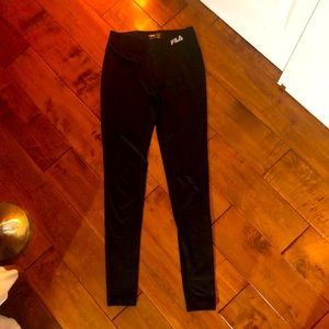 Black Fila leggings